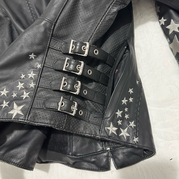 Leather Icon GoGo Bombshell Motorcycle Jacket - Picture 9 of 16